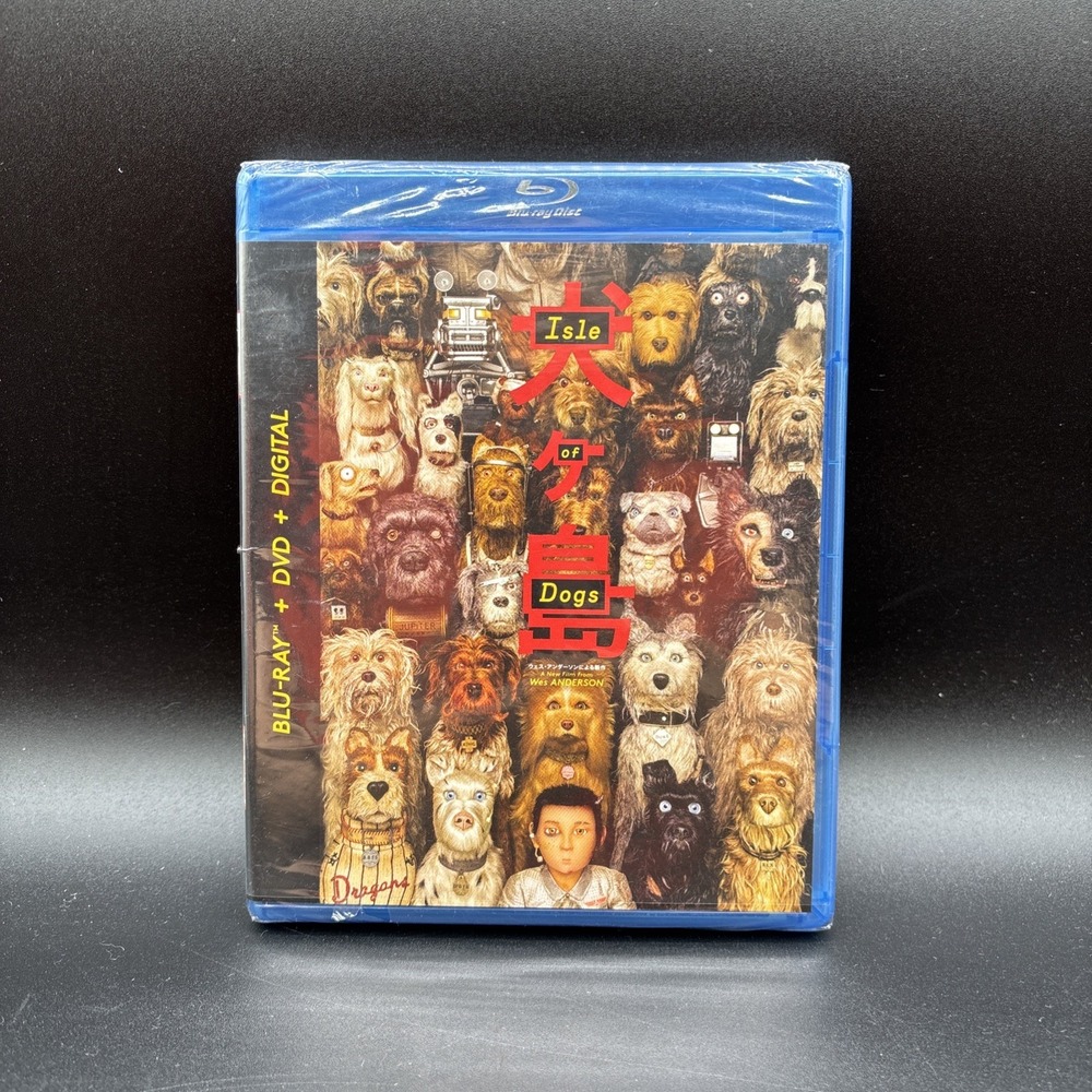 Isle Of Dogs (Blu-ray + DVD + Digital) *BRAND NEW & SEALED - NO SLIPCOVER*